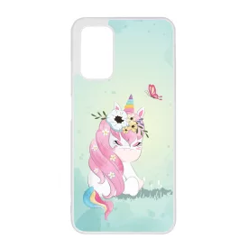 Édes unikornis és a Pillangó unicorn egyszarvú Xiaomi Redmi 9T tok