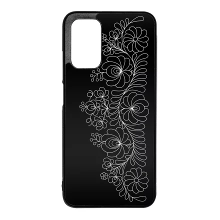 Elegant Matyó - Black magyar mintás hungarian folk Xiaomi Redmi 9T tok