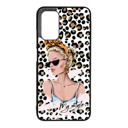 My Style Girl Leopard Wild Beauty Animal Fashion Csajos Allat mintas Xiaomi Redmi 9T tok