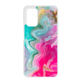 Pink gold Mixed Inks arany mintas marvanyos Xiaomi Redmi 9T tok