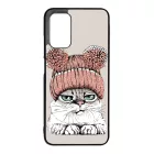 Cuki sapkás cica Xiaomi Redmi 9T tok