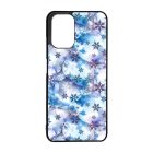 Téli Szépséges Hópihe mintás Xiaomi Redmi Note 10 / Redmi Note 10s tok