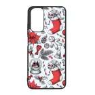 téli karácsonyi mintás textúra Xiaomi Redmi Note 11 tok