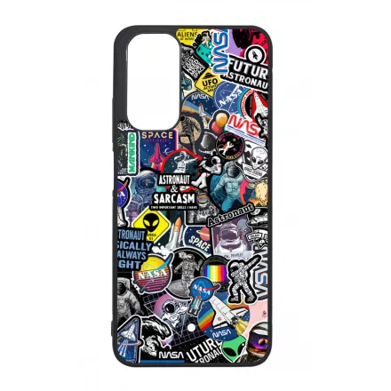 NASA matricabomba astronaut űrhajós stickerbomb Xiaomi Redmi Note 11 tok