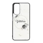 marble marvany mintas Rozsa viragos Xiaomi Redmi Note 11 tok