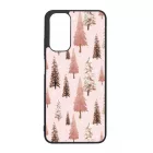 Rózsaszín karácsonyi fenyőfa mintás Xiaomi Redmi Note 11 tok