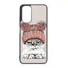 Cuki sapkás cica Xiaomi Redmi Note 11 tok