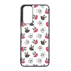 Cuki kávé és kutya mintás Xiaomi Redmi Note 11 tok