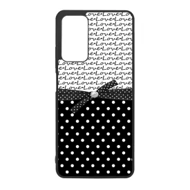 szerelem love fekete fehér pöttyös Xiaomi Redmi Note 11 Pro/11 Pro 5G tok