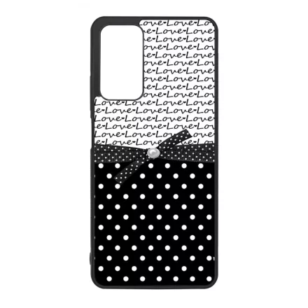 szerelem love fekete fehér pöttyös Xiaomi Redmi Note 11 Pro/11 Pro 5G tok