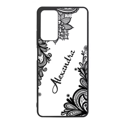 kérd a neveddel csipkés csajos Xiaomi Redmi Note 11 Pro/11 Pro 5G tok