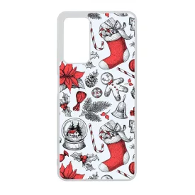 téli karácsonyi mintás textúra Xiaomi Redmi Note 11 Pro/11 Pro 5G tok