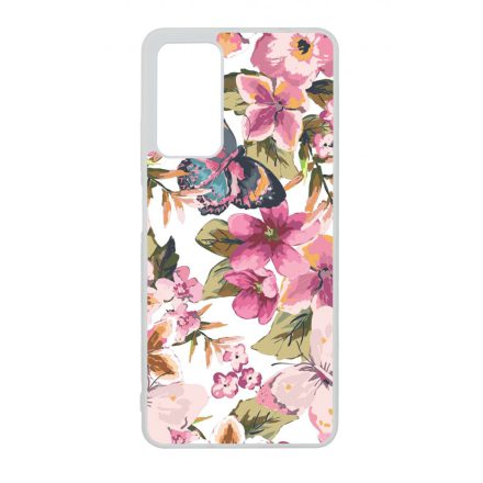 pillangós lepkés virág mintás Xiaomi Redmi Note 11 Pro/11 Pro 5G tok