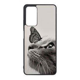 Cica és Pillangó - macskás Xiaomi Redmi Note 11 Pro/11 Pro 5G tok