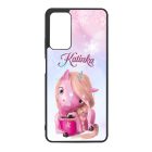 Unikornis és kávé - Téli mintás Xiaomi Redmi Note 11 Pro/11 Pro 5G tok