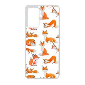 Rajzolt Róka mintás Xiaomi Redmi Note 11 Pro/11 Pro 5G tok