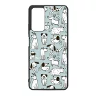 Türkiz aranyos rajzolt kutya mintás Xiaomi Redmi Note 11 Pro/11 Pro 5G tok