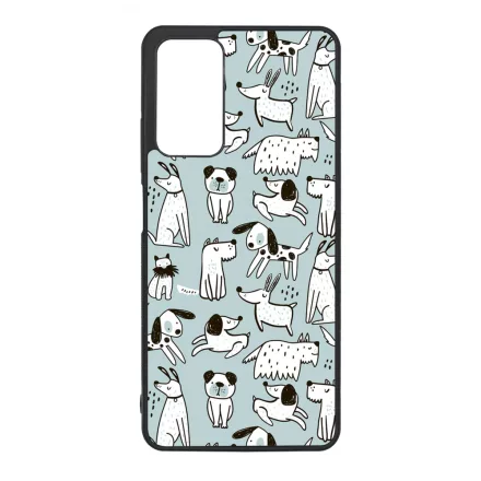 Türkiz aranyos rajzolt kutya mintás Xiaomi Redmi Note 11 Pro/11 Pro 5G tok