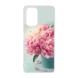 virágos tavaszi vintage rózsaszín rózsás Xiaomi Redmi Note 12 5G tok