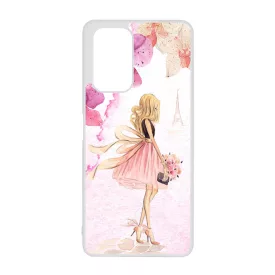 virágos fashion menyasszony párizs paris eiffel torony tavaszi Xiaomi Redmi Note 12 5G tok