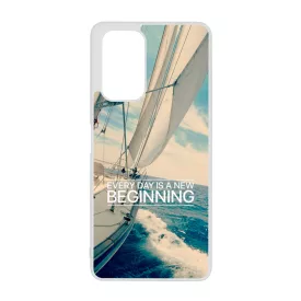 Minden nap egy új kezdet vitorlás tenger nyár Xiaomi Redmi Note 12 5G tok