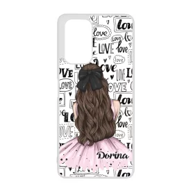 Kérd a Neveddel - LOVE Girl szerelem valentin napi Xiaomi Redmi Note 12 5G tok