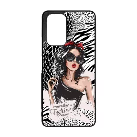 Fashion Show Girl Wild Beauty Csajos Allat mintas Xiaomi Redmi Note 12 5G tok