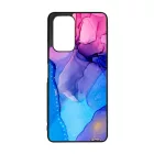 Blue Pink Gradient Ink kek rozsaszin marvanyos Xiaomi Redmi Note 12 5G tok