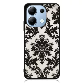 vintage fekete fehér Xiaomi Redmi Note 13 4G tok
