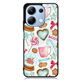 téli karácsonyi csajos mintás Xiaomi Redmi Note 13 4G tok