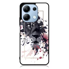 Gyönyörű oroszlán ajándék nőknek valentin napra Xiaomi Redmi Note 13 4G tok