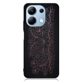 Elegáns Matyó - Rosegold magyar mintás hungarian folk Xiaomi Redmi Note 13 4G tok