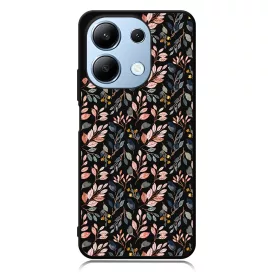 Csodaszép őszi virágmintás vintage Xiaomi Redmi Note 13 4G tok