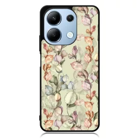 Vintage Ősz virág mintás Xiaomi Redmi Note 13 4G tok