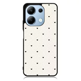 Elegáns szívecskés - CREAM - szives csajos Xiaomi Redmi Note 13 4G tok
