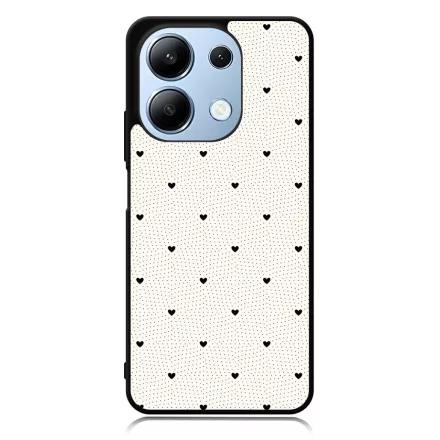 Elegáns szívecskés - CREAM - szives csajos Xiaomi Redmi Note 13 4G tok