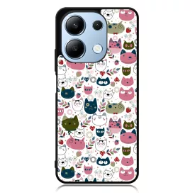 Csak vidáman - Cicák Xiaomi Redmi Note 13 4G tok