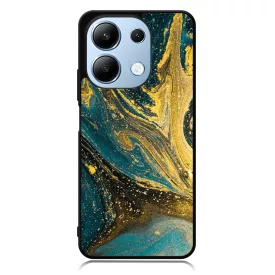 Golden Blue marvanyos marvany mintas Xiaomi Redmi Note 13 4G tok