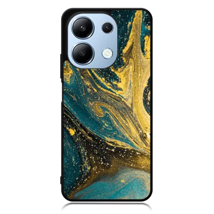 Golden Blue marvanyos marvany mintas Xiaomi Redmi Note 13 4G tok