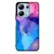 Blue Pink Gradient Ink kek rozsaszin marvanyos Xiaomi Redmi Note 13 4G tok