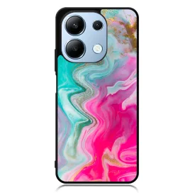 Pink gold Mixed Inks arany mintas marvanyos Xiaomi Redmi Note 13 4G tok