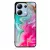 Pink gold Mixed Inks arany mintas marvanyos Xiaomi Redmi Note 13 4G tok