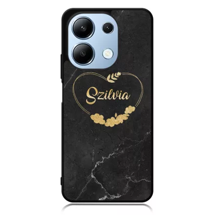 marble marvany mintas Heart szivecskes Xiaomi Redmi Note 13 4G tok