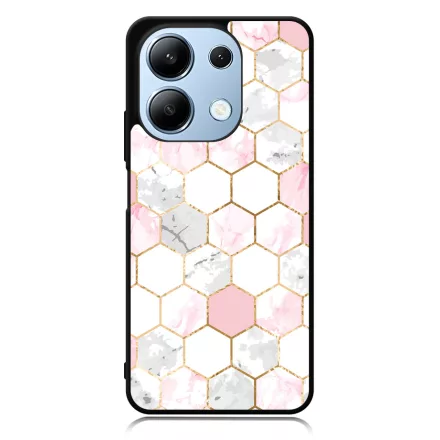 Geometric Rose Gold marvanyos marvany mintas Xiaomi Redmi Note 13 4G tok