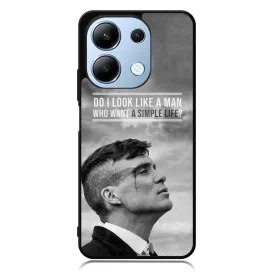 Tommy Shelby simple life idezet peaky blinders Xiaomi Redmi Note 13 4G tok