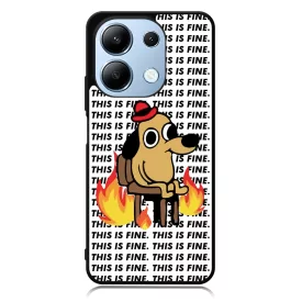 This is fine DOG kutyas meme Xiaomi Redmi Note 13 4G tok