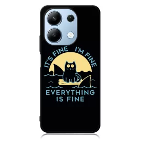 ezek csak cápák this is fine Xiaomi Redmi Note 13 4G tok
