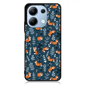 Cuki kis róka mintás Xiaomi Redmi Note 13 4G tok