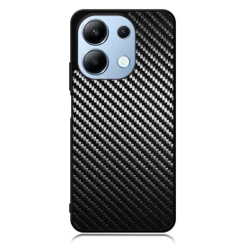 Ezüst karbon fiber mintás Xiaomi Redmi Note 13 4G tok