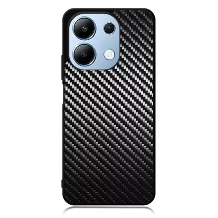 Ezüst karbon fiber mintás Xiaomi Redmi Note 13 4G tok